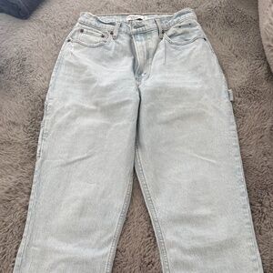 Abercrombie & Fitch Light Blue Straight Leg Jeans